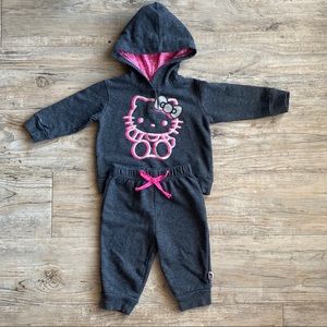 **SOLD** Hello Kitty 2pc Set Hoodie + Pants